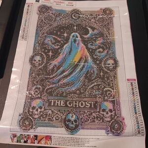 Colorful Ghost Tarot Card Diamond Painting Kit 30x40
